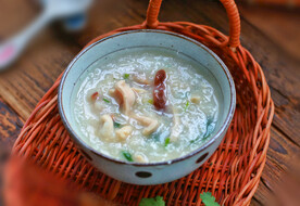 香菇鸡肉粥