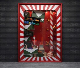 C4D模型橱窗