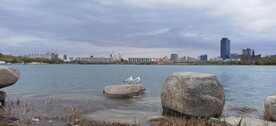 湖   蓝天    晴天