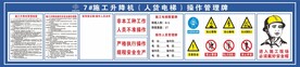 升降机信息牌