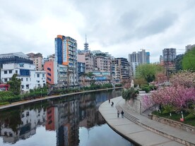 遵义湘江河风景