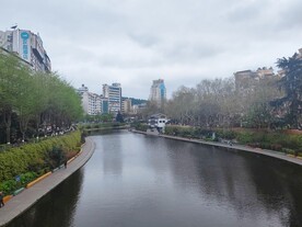 遵义市区湘江河风光