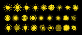 太阳图标图片