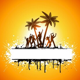 夏日舞蹈插图图片