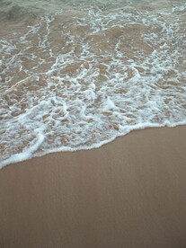 沙滩白浪花