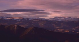 远山天空