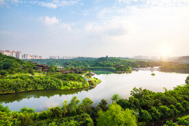 远景天空湖泊