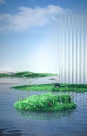 C4D模型 小清新背景