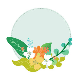 花朵边框