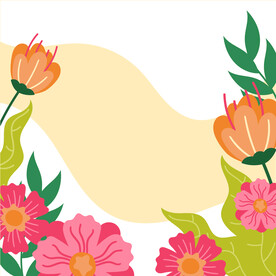 花朵边框