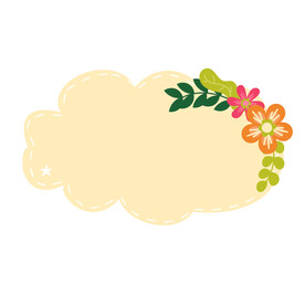  花朵边框 