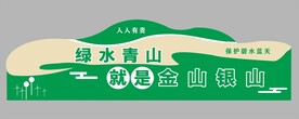 环保文明城市创文文化墙
