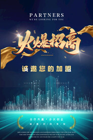 招商加盟海报