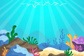 卡通海底世界