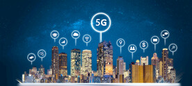 5G概念科技线条背景