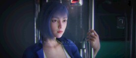 C4D模型美女