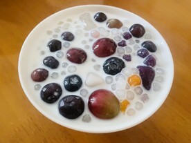蓝莓奶昔