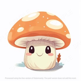 可爱的小蘑菇高清图片