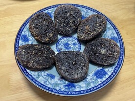 煎猪血肠
