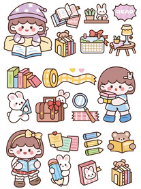儿童贴纸图案