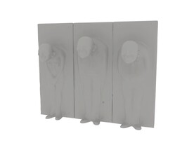 人物雕塑3d模型