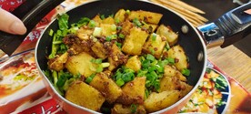 特色烤土豆