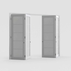 C4D模型折叠门