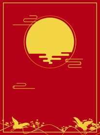 红色背景
