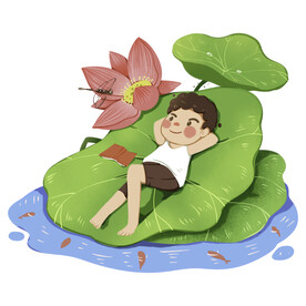 夏天夏季元素