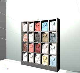 C4D模型衣柜