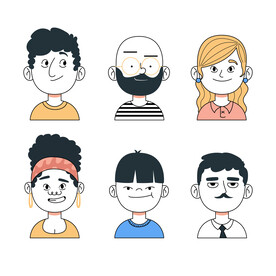卡通人物头像
