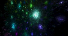 酷炫爆破放射宇宙星空图片