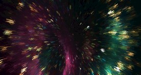 喷溅发散放射绚丽宇宙星空图片