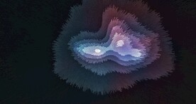 爆发飞溅宇宙星空图片