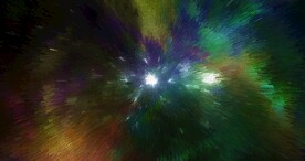 创意放射宇宙星空