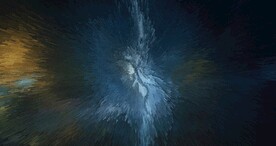 创意放射宇宙星空
