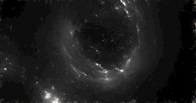 黑白格调宇宙星空粒子图片
