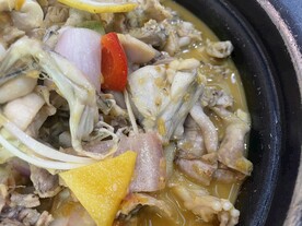 酸辣金汤蛙肉