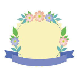 花装饰边框