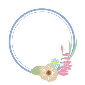 花装饰边框