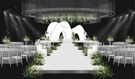 极简婚礼场景