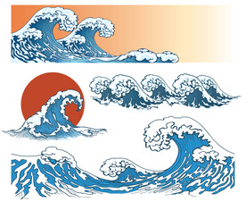 日本海浪