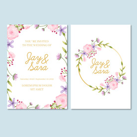 婚礼海报邀请函