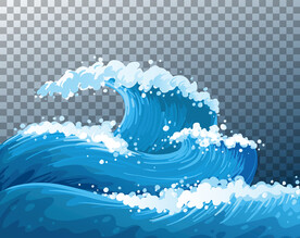 海浪素材
