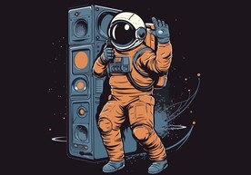 宇航员插画