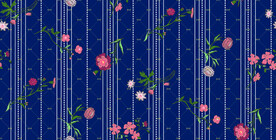 条纹花朵