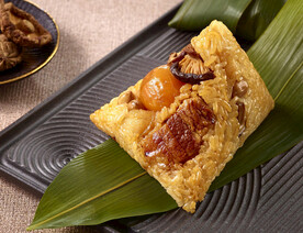 瘦肉蛋黄香菇粽子