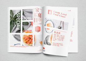 杂志画册样机