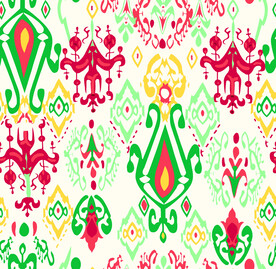 民族风 佩斯利 矢量