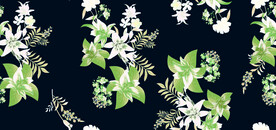 渐变花 水彩花 彩块花